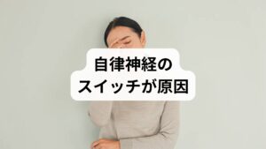 まず結論からお伝えします。夕方に不安やそわそわ感が出る最大の理由は、自律神経の交代がスムーズにいっていないからです。私たちの体は、日中の活動を支える「交感神経」から、夜の休息を司る「副交感神経」へと夕方以降にスイッチを切り替えます。しかし、ストレスや過労でこの切り替えがうまくいかないと、脳が「休め」という指令と「動け」という緊張の間で混乱し、それが「そわそわ」「不安」として現れるのです。
