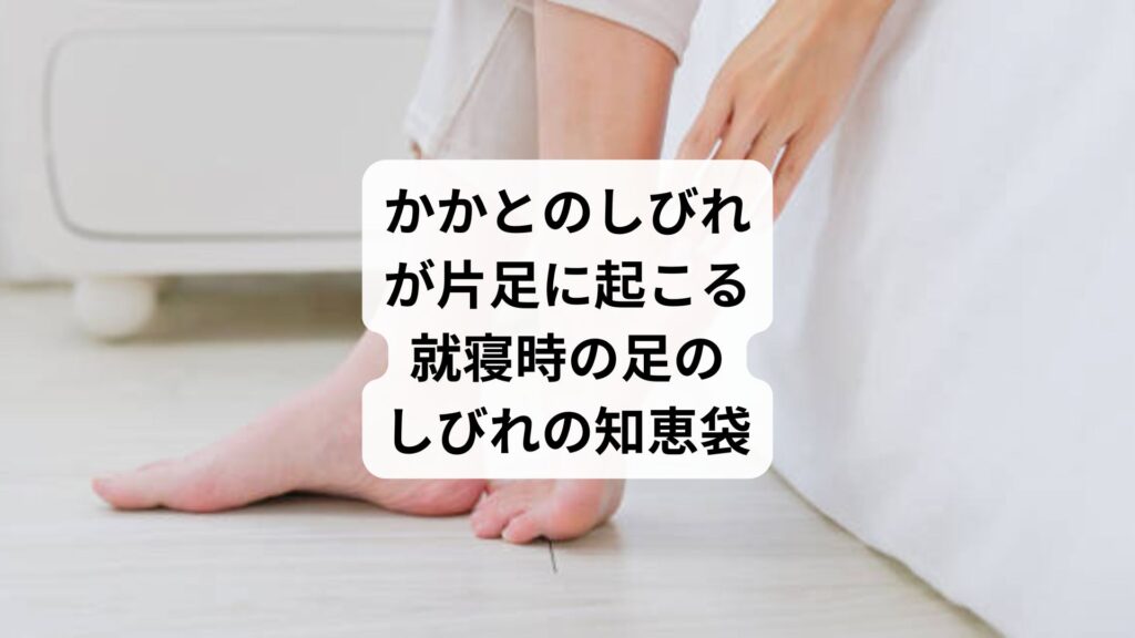 かかとのしびれが片足に起こる|就寝時の足のしびれの知恵袋