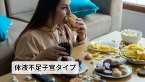 熱くなりすぎ、体液不足子宮タイプ