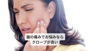 クローブには強い鎮痛効果と抗菌効果があるのが特徴です。そのため歯痛や歯肉炎を鎮める作用があります。
最近の歯科でも歯痛や居所麻酔などにクローブが利用されることもあり、別名「歯医者さんのハーブ」とも呼ばれます。またクローブに含まれるオイゲノールは抗酸化作用に優れており、血管の老化を防止し動脈硬化を防ぎます。
また消化を促進して胃腸を整えたり、吐き気を抑えたり、身体を温めたりする効能があるといわれています。つぼみを乾燥させたものは中国で丁子（チョウジ）と呼ばれ、漢方薬に利用されています。