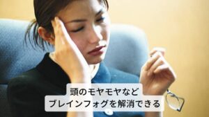 またスペアミントには、メントールがあまり含まれていない代わりに、「カルボン」という甘い香りを持つ成分が多く含まれています。爽やかな清涼感の中にほのかな甘みや苦みがある香りがスペアミントの特徴です。
このカルボンのすっきりとした香りはブレインフォグなどの脳疲労や頭のモヤモヤなどをクリアにし集中力を高めてくれます。
また身体の倦怠感など心身に活力を与え、元気を取り戻したいときに適しています。