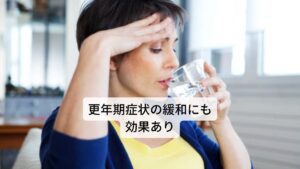 セージには骨盤周囲の血行を促進する効果があるため、月経痛の緩和や過小月経、稀揮発月経、無月経などの女性ホルモンに関わる月経不順に対して緩和させる効果があります。
また、セージには女性ホルモンであるエストロゲンに似た作用もあるため、更年期特有の異常発汗やホットフラッシュと呼ばれるほてりやのぼせをはじめ、めまい、耳鳴り、肩こり、不眠、疲労感などの症状に対する効果も期待できます。