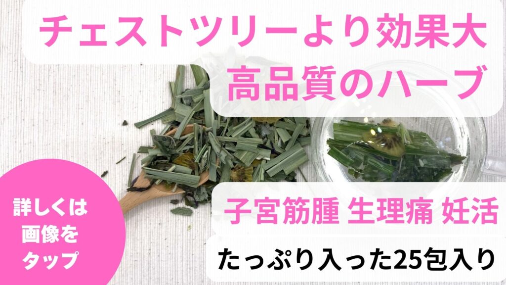 子宮筋腫のハーブティー｜チェストツリーは子宮筋腫に効果あり