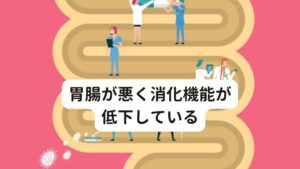 東洋医学では自然治癒力を高めるために「食事から栄養を吸収する」ということを重要視しています。

そのため常日頃から「胃腸が悪く食欲不振が続いている」「食事をするとお腹が痛くなる」「便秘や下痢がしやすい」といった食前、食後の胃腸の不調がある方は身体の回復力が低下しているため自律神経失調症が治りにくい傾向にあります。