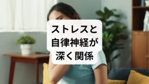 まず結論からお伝えします。 背中の真ん中（肩甲骨の間あたり）が痛む大きな原因の一つは、過度なストレスによる自律神経の乱れです。 人間はストレスを感じると、自律神経のうち「交感神経」が過剰に働きます。すると、以下のような負のループが体内で発生します。

・筋肉の緊張： 全身の筋肉が戦闘モードになり、硬くなる。
・血流の悪化： 血管が収縮し、酸素や栄養が筋肉に行き渡らなくなる。
・老廃物の蓄積： 痛みの物質（乳酸など）が排出されず、背中に痛みが走る。 特に背中の真ん中は、呼吸を司る筋肉や姿勢を支える筋肉が集中しているため、精神的な緊張がダイレクトに現れやすい部位なのです。

【注意】 痛みが激しい場合や、冷や汗・吐き気を伴う場合は、内臓疾患（心臓や膵臓など）の可能性もあります。自己判断せず、早めに整形外科や内科を受診してください。