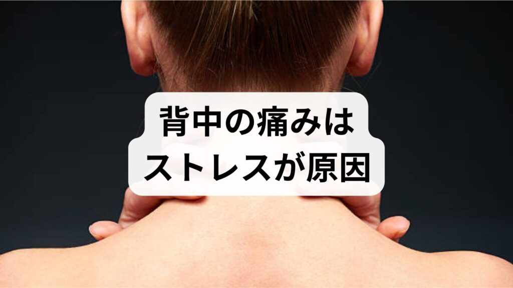 自律神経による背中の痛みはストレスが原因？症状の特徴と改善のステップ