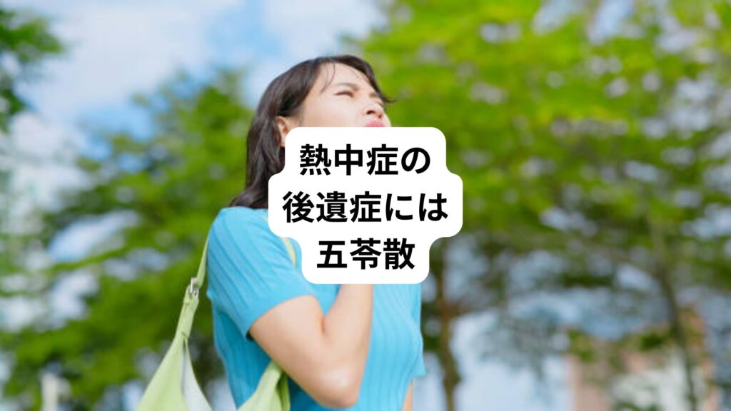熱中症の後遺症に漢方｜熱中症や夏バテに有効な漢方薬3種