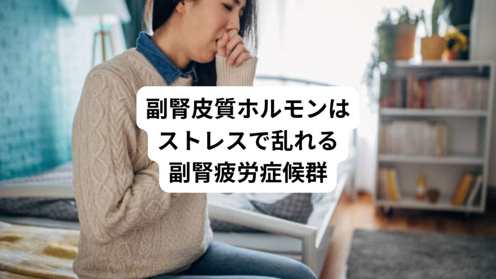 副腎皮質ホルモンはストレスで乱れる|副腎疲労症候群