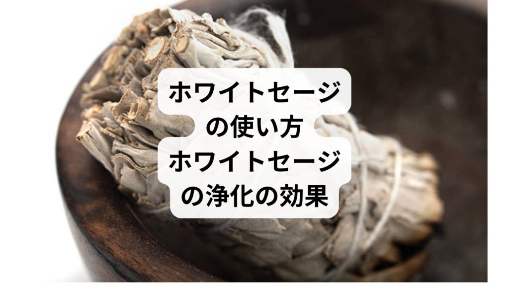ホワイトセージの使い方｜ホワイトセージの浄化の効果