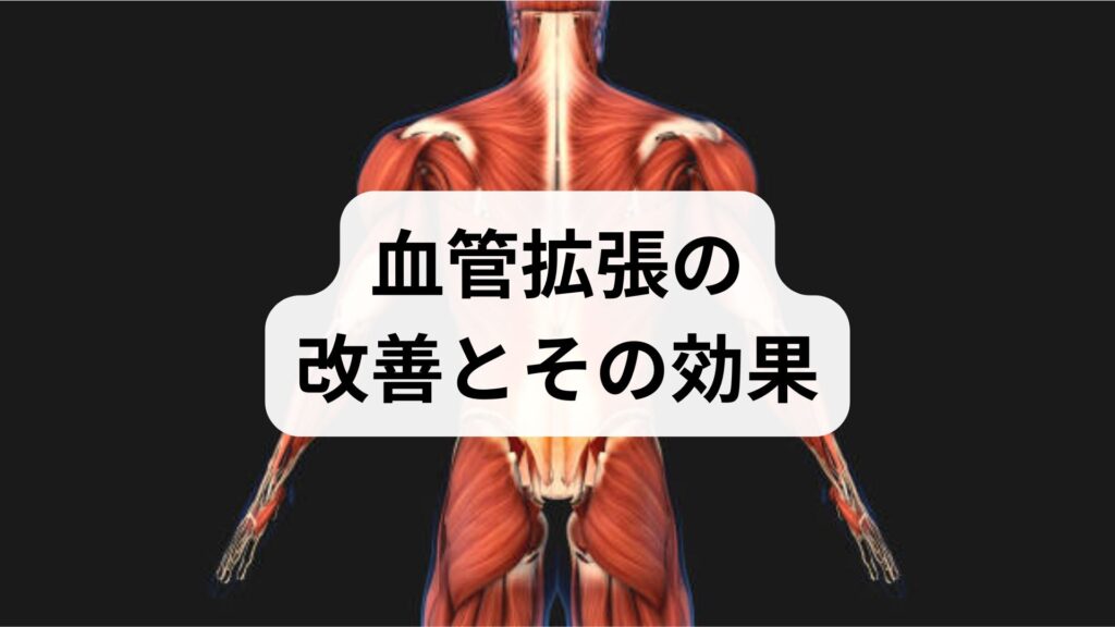 血管拡張の改善とその効果：実践ガイド（臨床監修あり）