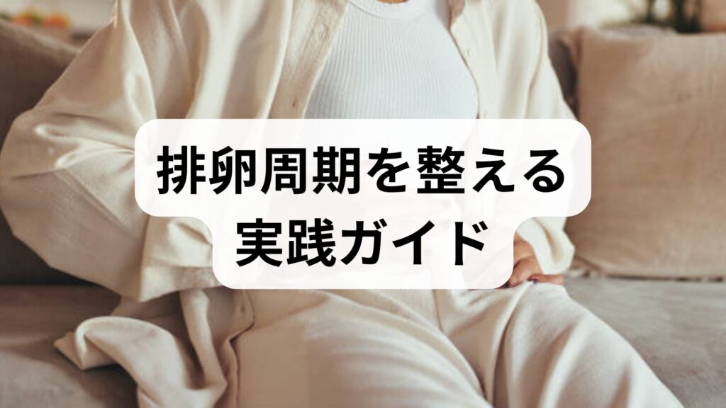 排卵周期を整える実践ガイド｜排卵周期 改善・排卵周期 調整のための具体策