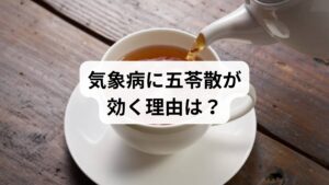 近年、日本の異常気象が深刻化する中で、気圧や気温の激しい変化により体調を崩す「気象病」の方が急増しています。私が気象病など自律神経専門の鍼灸院を開設して約3年になりますが、その認知度は年々高まりを見せています。現在、気象病の治療薬として特に注目されているのが、漢方薬の「五苓散（ごれいさん）」です。現場で体調不良を訴える患者さんが増えている現状もあり、五苓散を用いた治療に関心を寄せる方も多く、五苓散の拡大を肌で感じています。また同業の専門家の間でも気象病への関心が極めて高いことを再認識しております。
本コラムでは、最新の知見に基づき、東洋医学から見た気象病の原因や、五苓散がどのように不調へアプローチするのかを詳しく解説していきます。