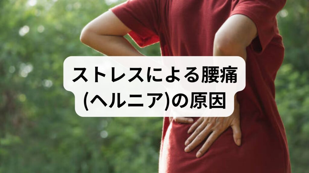 ストレスによる腰痛(ヘルニア)の原因と治し方｜心因性腰痛（痛覚変調性疼痛）の改善ガイド