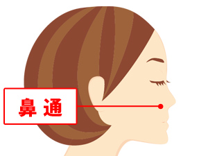 ここでは、特に即効性が高く、誰でも簡単に場所を見つけられる高効果なツボを5つ紹介します。

① 迎香（げいこう） — 鼻通りの代名詞 「香りを迎える」という名の通り、鼻の機能を正常化させる最重要のツボです。鼻づまりだけでなく、慢性的な鼻水や、匂いが分かりにくいといった嗅覚の異常にも広く用いられます。
・場所： 小鼻の左右の膨らみのすぐ脇、ほうれい線が交わるくぼみ。
・押し方： 両手の人差し指の腹をツボに当て、顔の中心に向かってやや強めにじんわりと3〜5秒押し続けます。

② 鼻通（びつう） — 上気道をスッキリ開通 迎香の少し上に位置するツボで、迎香とセットで刺激することで相乗効果が得られます。特に鼻の奥の通りを良くする効果に優れています。
・場所： 小鼻の少し上、鼻の骨（硬い部分）のキワの両側。
・押し方： 人差し指で上下に優しくこするようにマッサージするか、やや長めに静かに押し込むと効果が出やすくなります。

③ 印堂（いんどう） — 鼻水ピタッとリラックス 眉間にあるツボで、鼻の通りを良くするだけでなく、自律神経を安定させてイライラや不安を鎮める効果があります。精神を落ち着かせるため、夜寝る前のセルフケアに最適です。
・場所： 左右の眉のちょうど真ん中（眉間の中央）。
・押し方： 中指または親指の腹を当て、心地よいと感じる強さで円を描くように優しくもみほぐします。

④ 合谷（ごうこく） — 万能の鎮痛・消炎ツボ 手にある万能ツボで、顔面部の症状（鼻水、鼻づまり、頭痛、歯痛など）全般に対して強力な消炎・鎮痛作用を持ちます。布団の中で手を揉むだけなので、最も手軽に実践できます。
・場所： 手の甲側、親指と人差し指の骨が交わる手前のくぼみ（やや人差し指寄りの骨のキワ）。
・押し方： 反対側の親指で、人差し指の骨の方向に向かって痛気持ちいい強さでギューッと押し込みます。

⑤ 天柱（てんちゅう） — 後頭部から血流促進 首の後ろにあるツボで、頭部および鼻周辺への血流を劇的に向上させます。首こり・肩こりの解消にもなり、寝姿勢による頭部のうっ血を強力に改善します。
・場所： 首の後ろにある太い筋肉の外側のくぼみ、髪の生え際あたり。
・押し方： 頭を包み込むように両手を添え、親指で上に向かって押し上げるように刺激します。